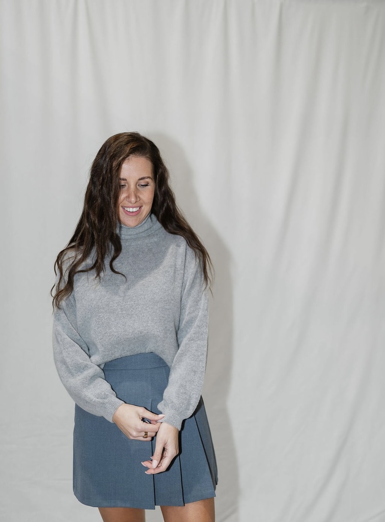 Nora Knit Grey Melange