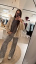 Wide Leg Jeans Light Leopard