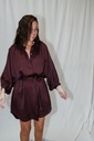 Short Shirt Dress Lima Grape