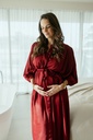 Long Shirt Dress Lima Burgundy