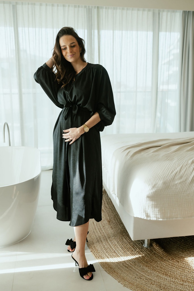 Long Shirt Dress Lima Black
