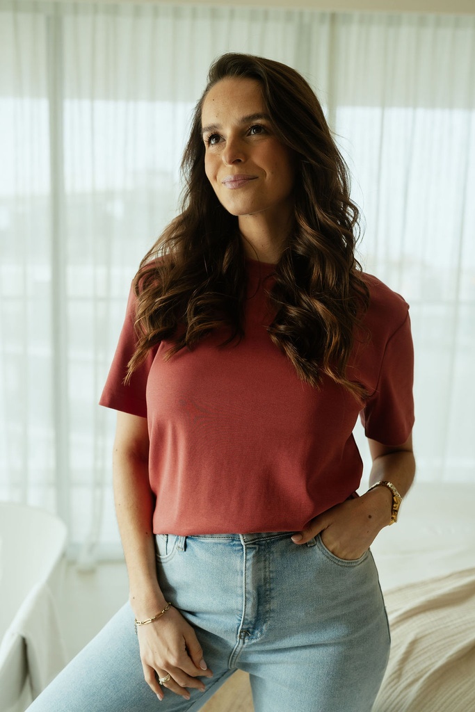 SC Basic Shirt Dark Vieux Rose