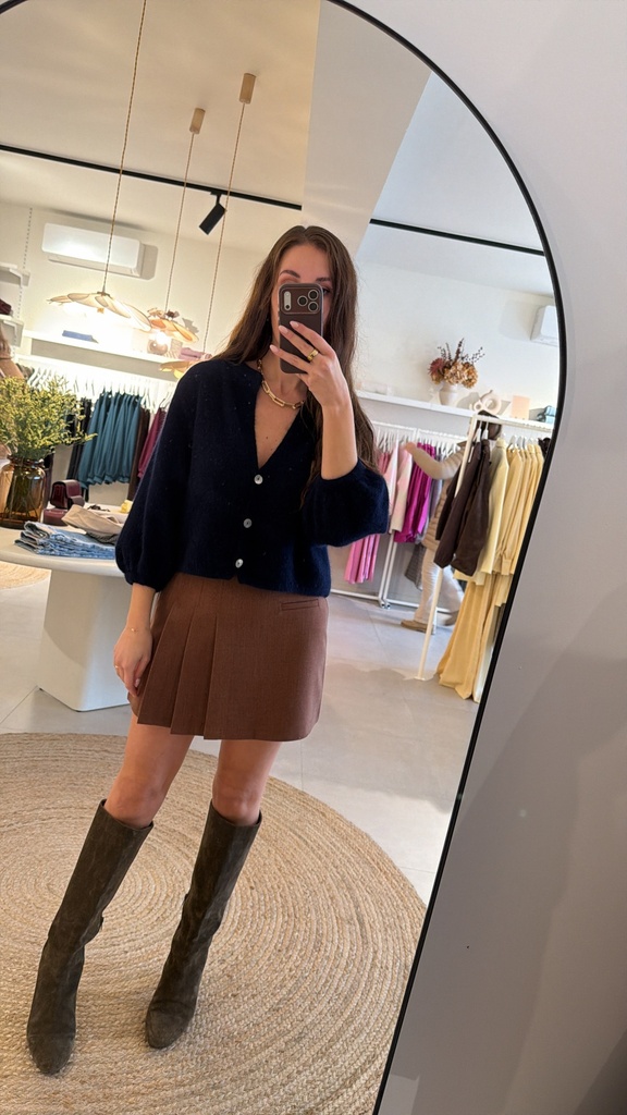 Kiara Mini Skort Marron