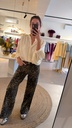 Wide Leg Jeans Leopard