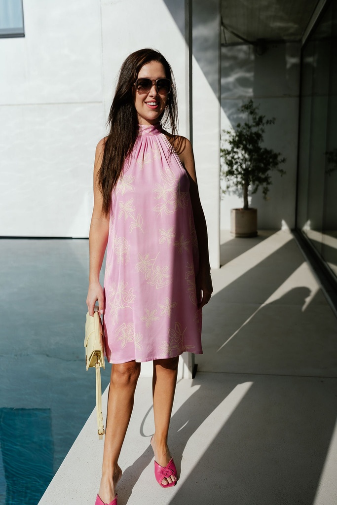 Elsa Dress Pastel Pink