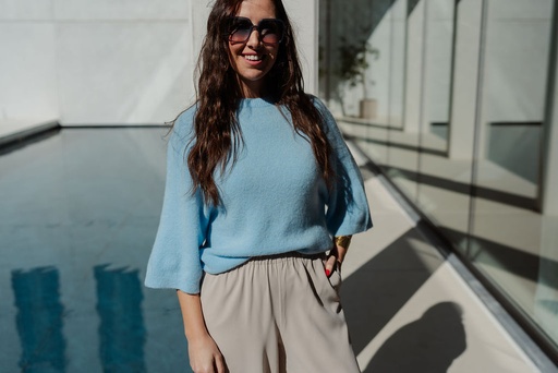 Summer Knit Baby Blue