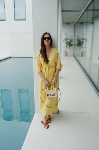 Nina Tetra Dress Yellow