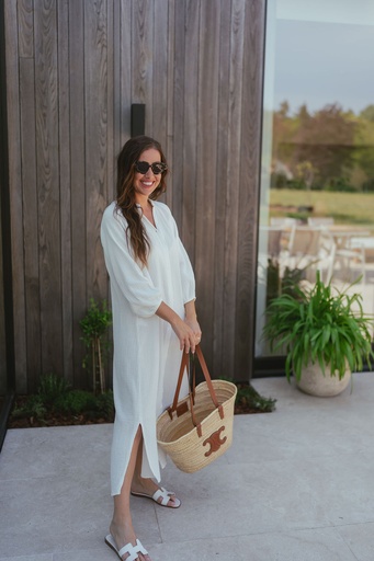 Tetra Shirt Dress Liv Off White