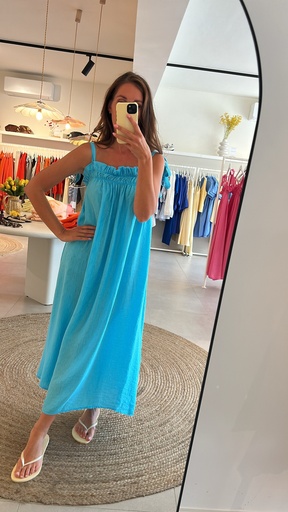 Strap Dress Blue