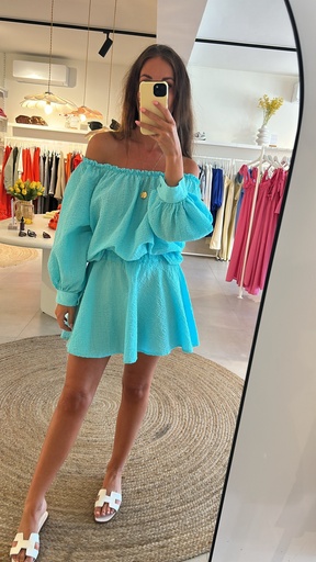 Skirt Emma Aqua