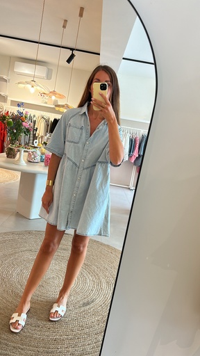 Denim Dress Jenka Light Blue