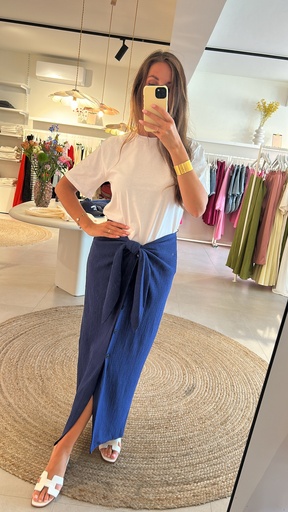 Long Skirt Elara Navy