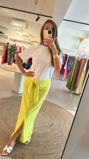 Long Skirt Elara Greenish