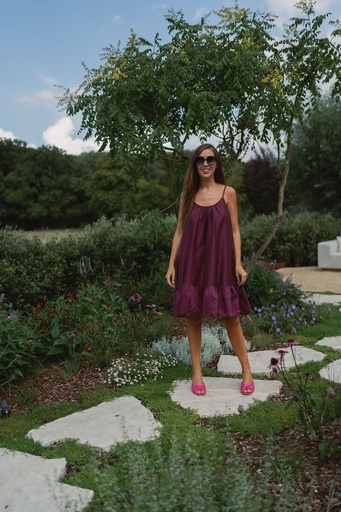 Mini dress burgundy