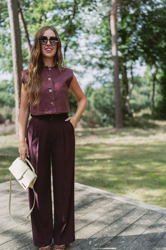 Pants Siska Burgundy