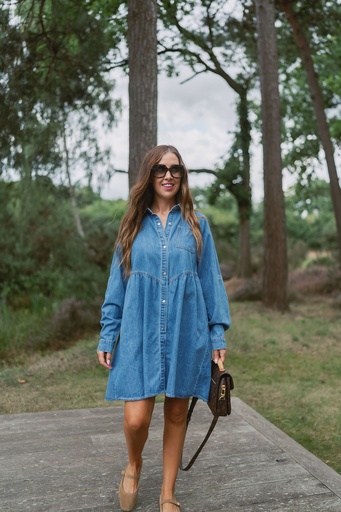 Denim Dress Jenka LS Blue