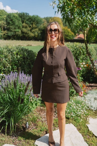 Mini Skirt Felice Dark Chocolat