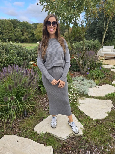 Knit Set Camille Grey