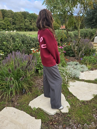 Sweater Bisou Burgundy