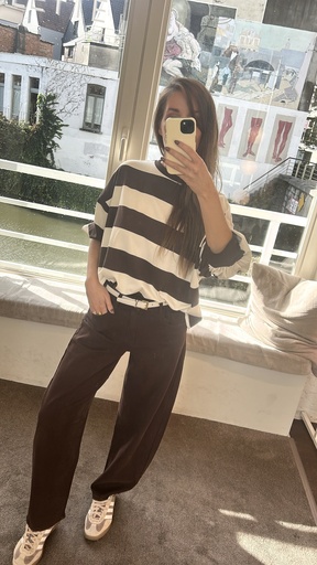 Striped Shirt Celia Chocolat