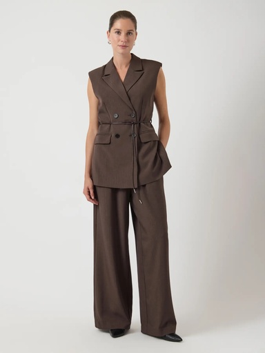 Waistcoat Shimma Chocolate Brown