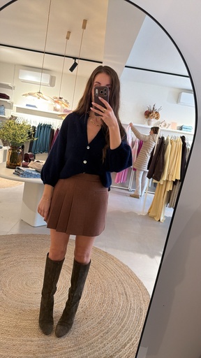 Knit Cardigan Amaya Navy