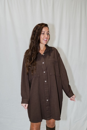 Denim Dress Ivy Chocolate