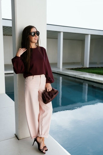 SC Blouse Sweater Grape