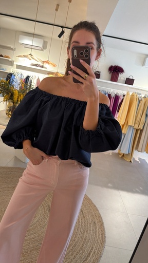 Off Shoulder Top Chlo‚ Navy