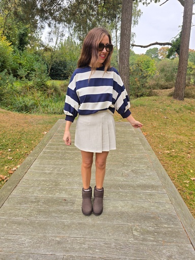 Kiara Mini Skirt Beige